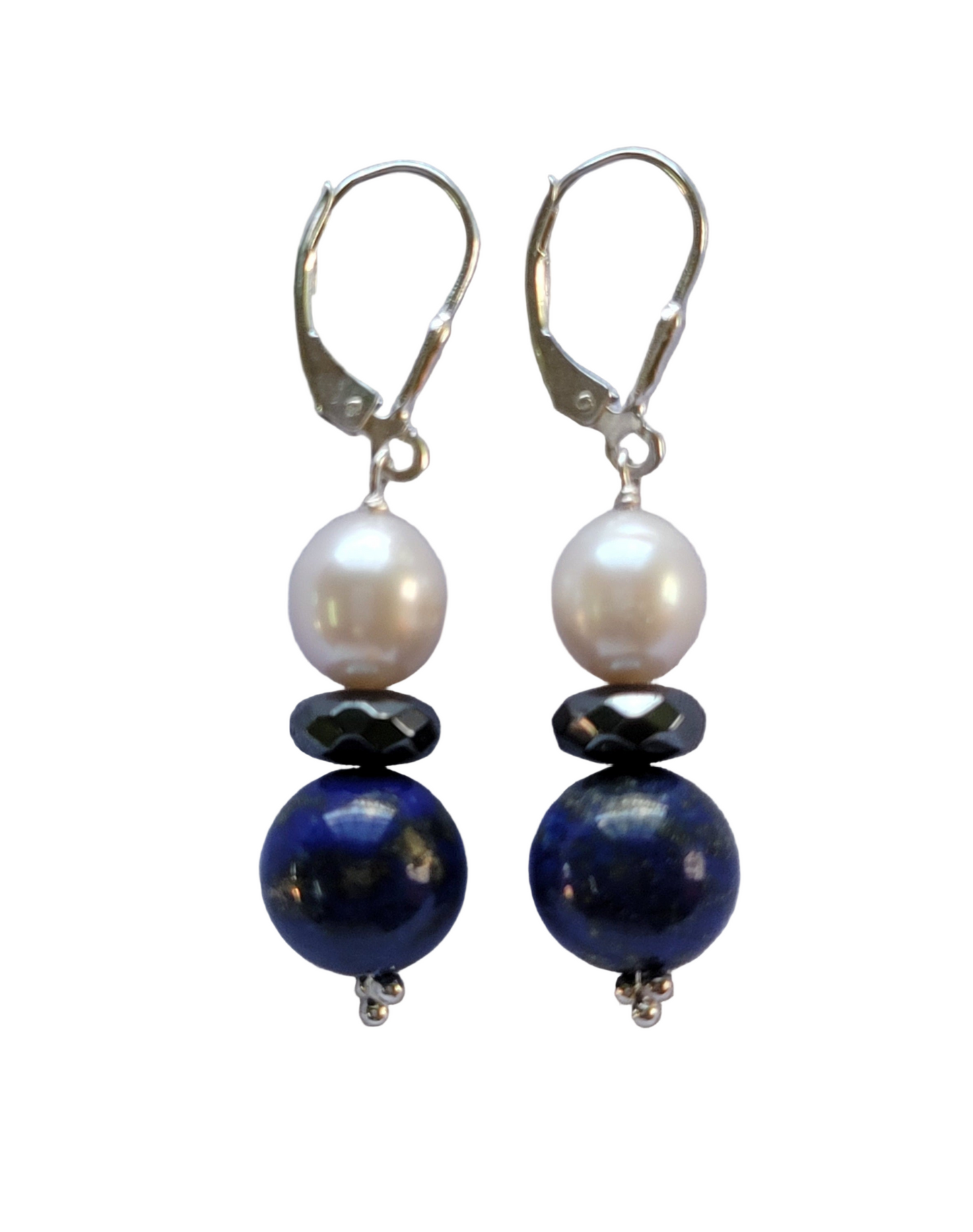Hemi Blue Drop Earrings