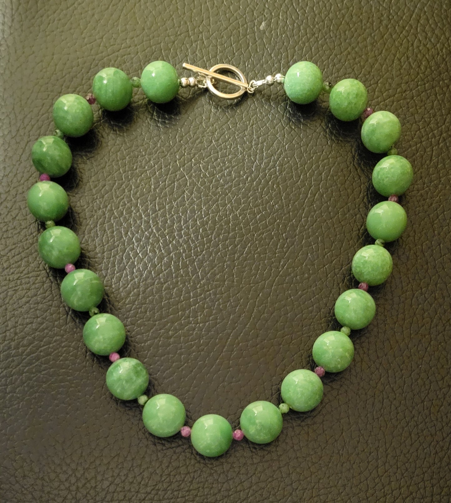 Jade Zoisite Statement Necklace