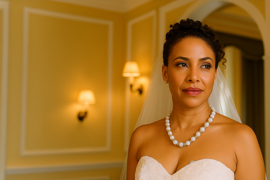 Howlite Swarovski Necklace