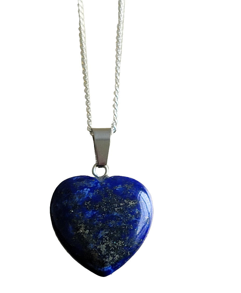 Lapiz Lazuli Heart Necklace