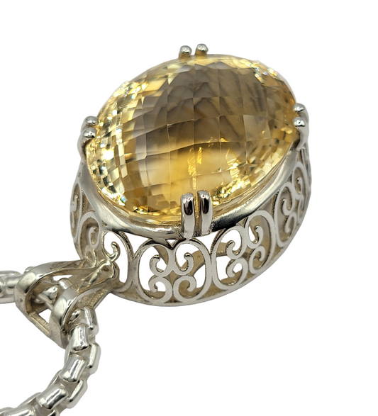 Citrine Ornate Necklace