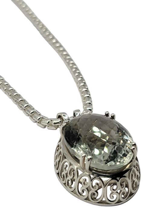 Green Garnet Ornate Necklace