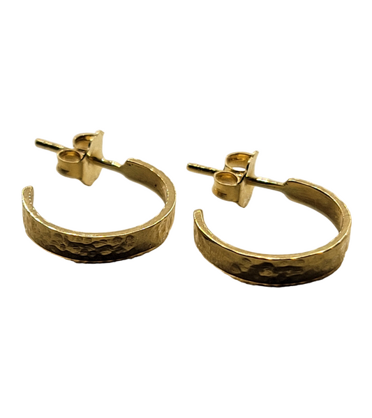 18kt Half Hoop Earrings