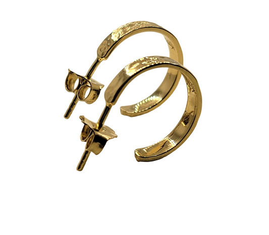 18kt Half Hoop Earrings