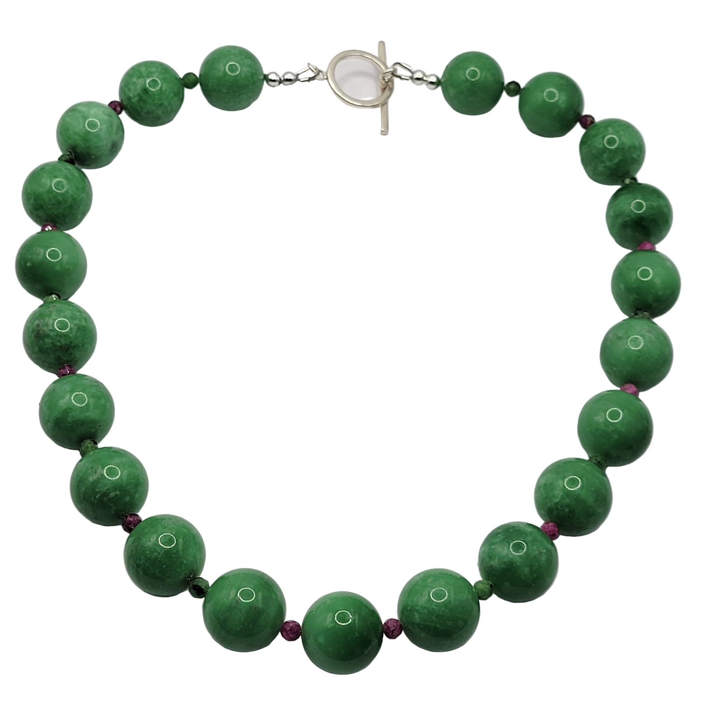 Jade Zoisite Statement Necklace