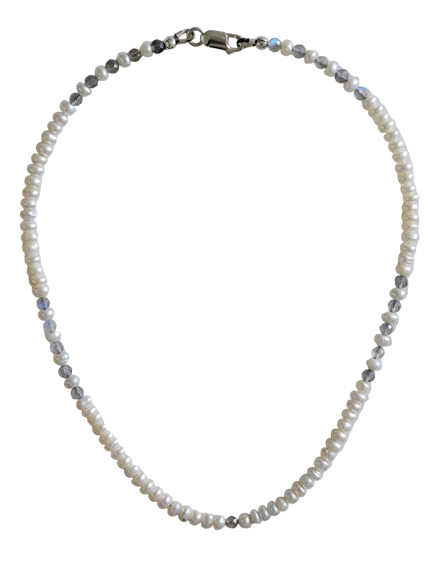 Pearl Labradorite choker