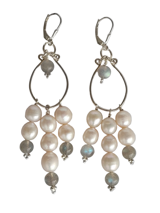 Pearl Chandelier Earrings