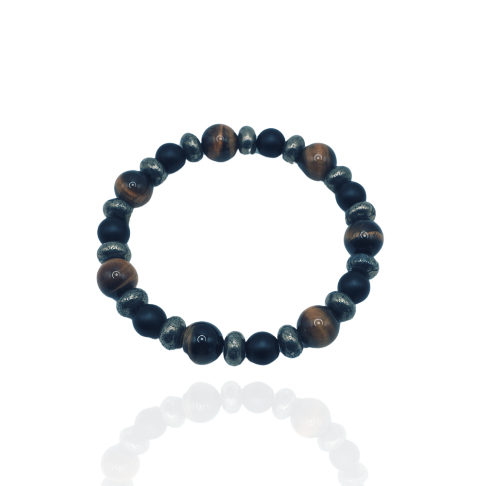 Tiger eye pyrite bracelet