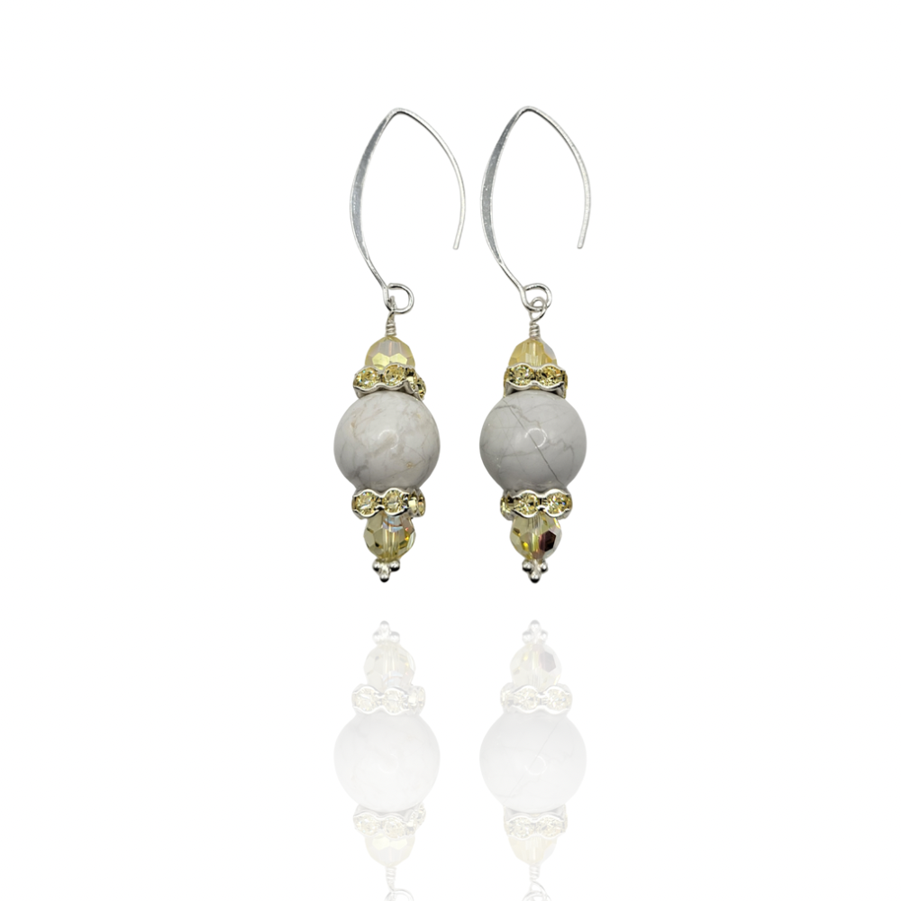 Howlite LB Earrings