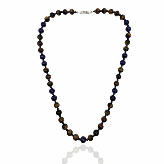 Lapiz Tiger Eyes Necklace