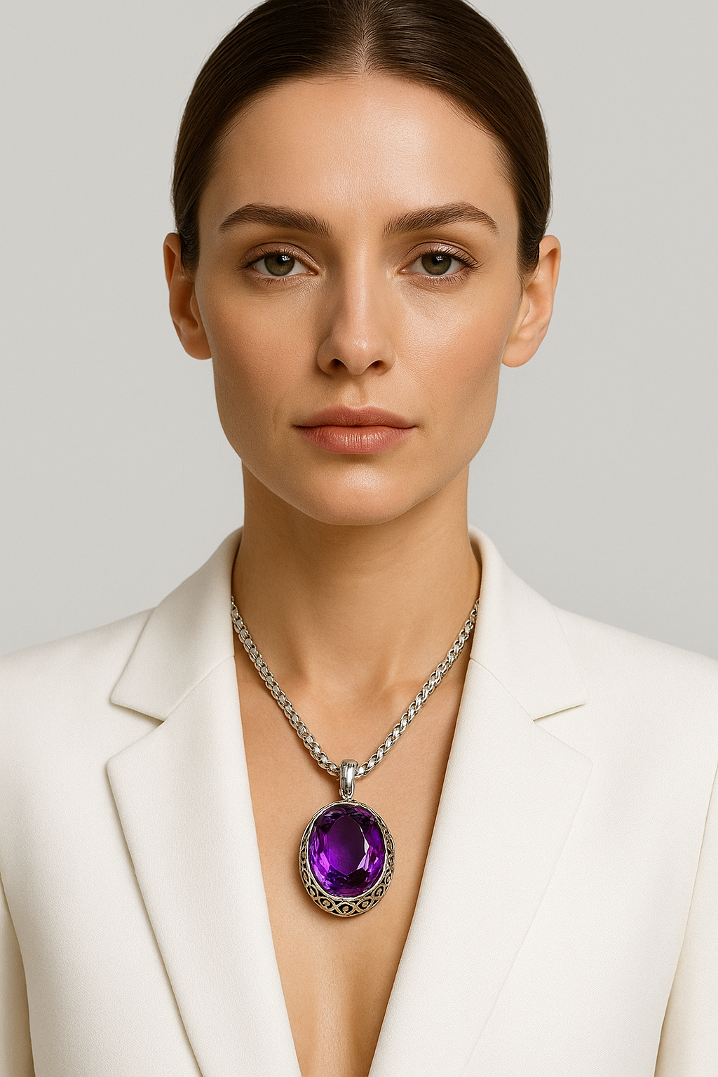 Amethyst Ornate Necklace