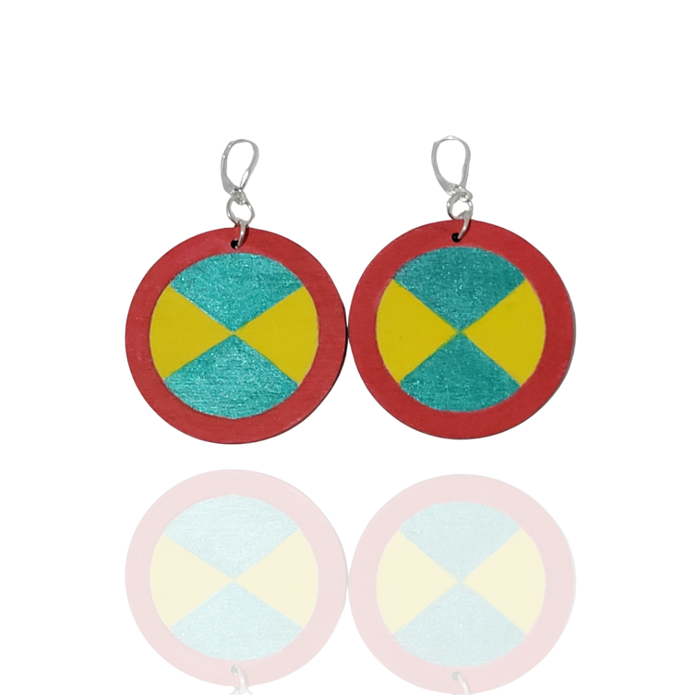 Greens Flag Earrings