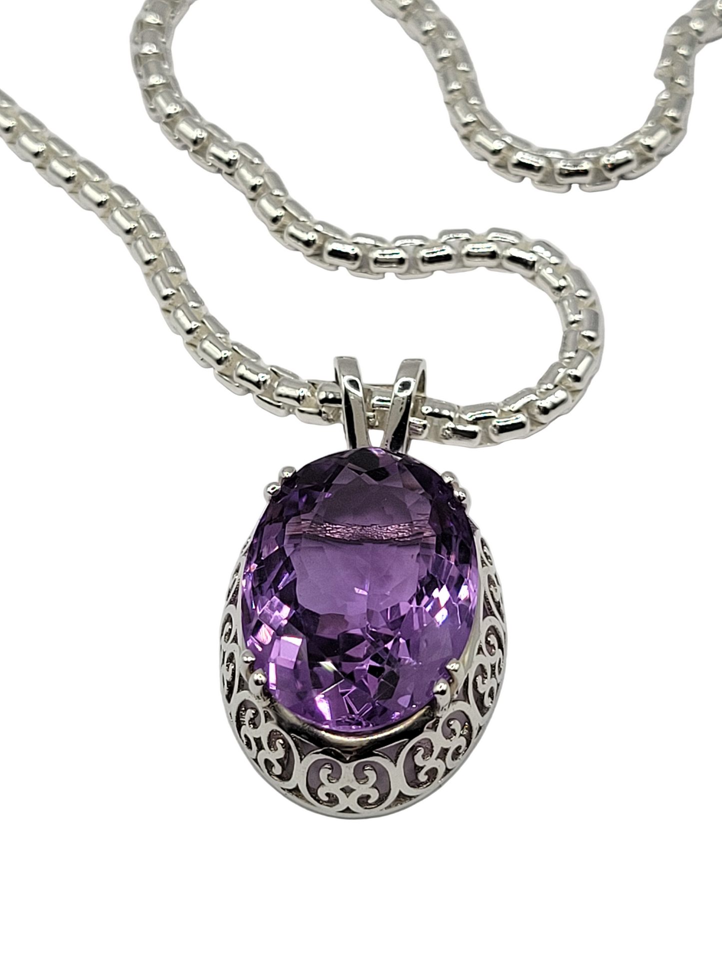 Amethyst Ornate Necklace