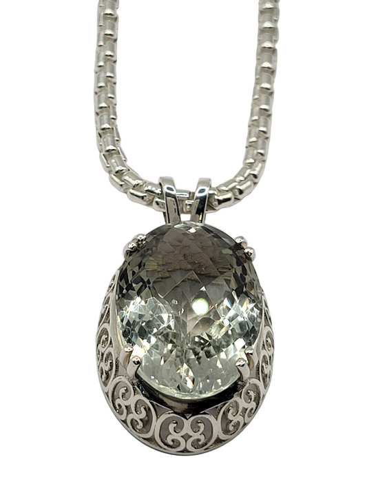 Green Garnet Ornate Necklace