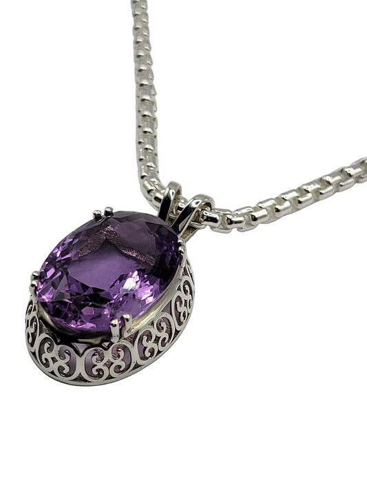 Amethyst Ornate Necklace