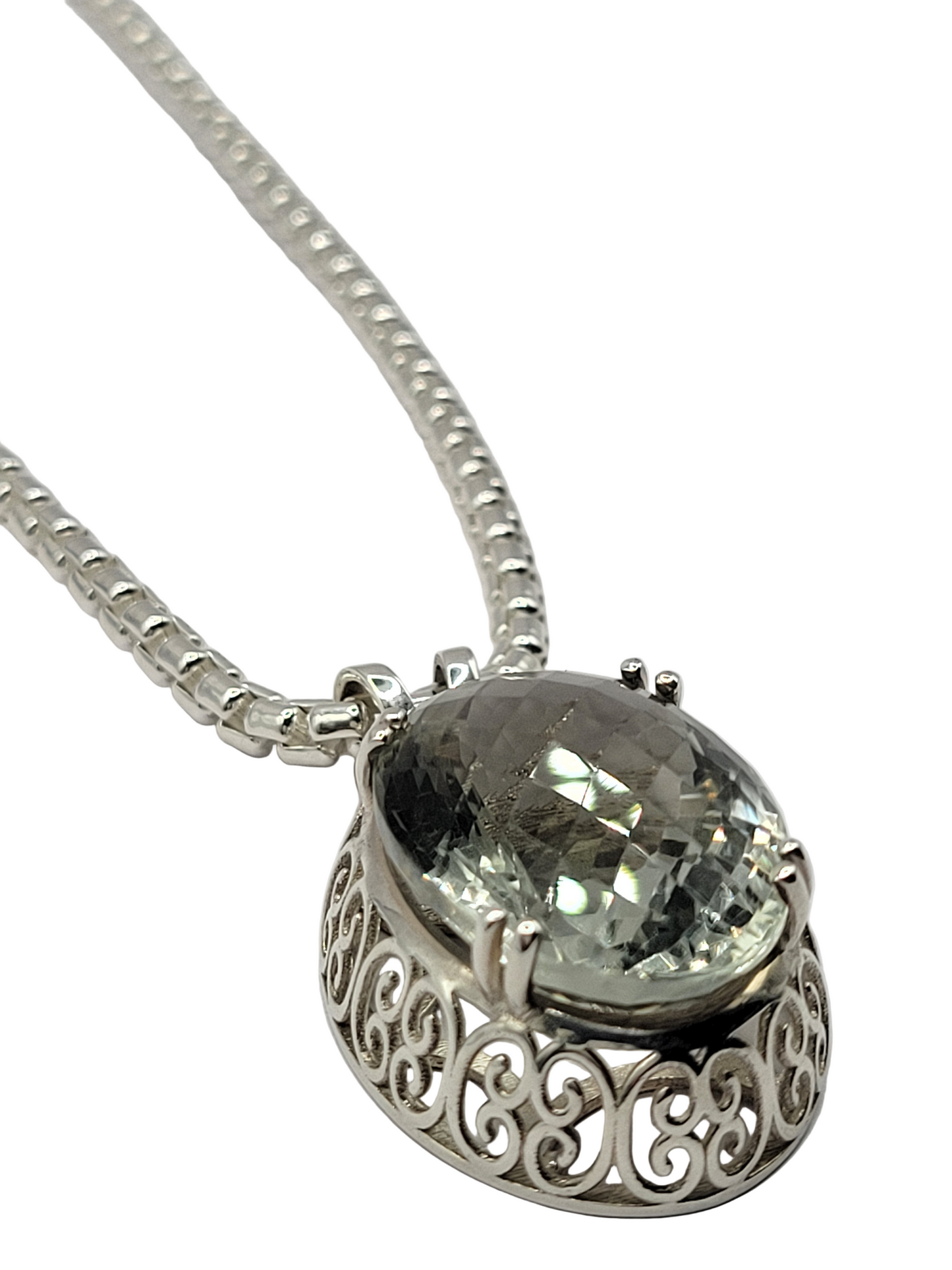 Green Garnet Ornate Necklace