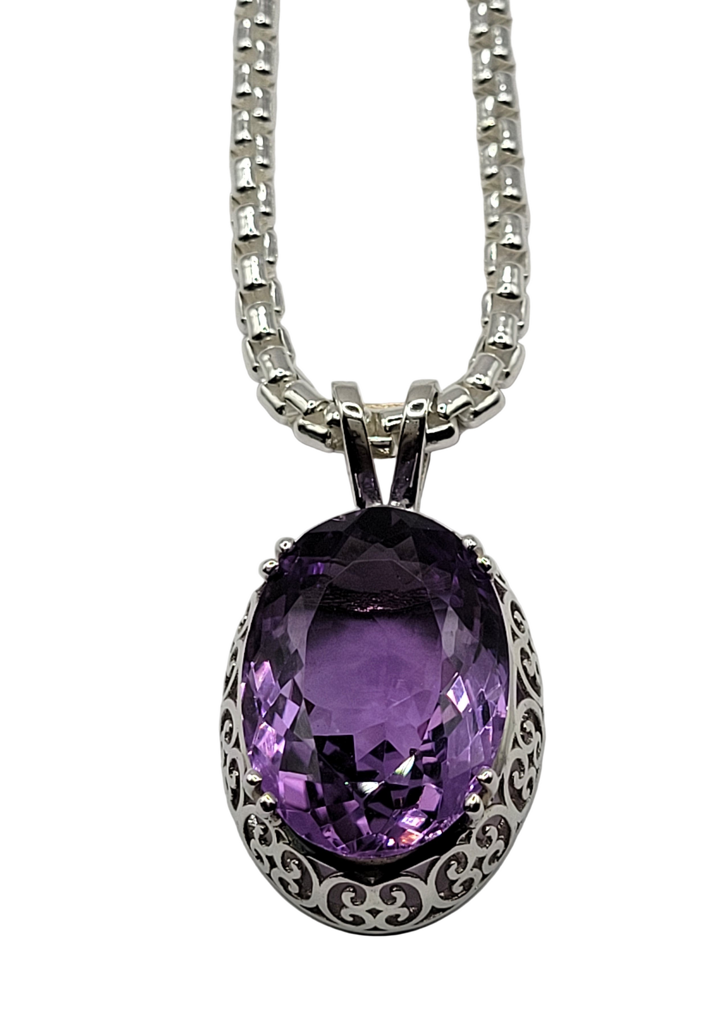 Amethyst Ornate Necklace
